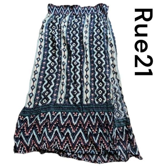 Rue 21 Rue21 XL Boho Maxi Skirt Size 40" / US 18 - 1 Preview