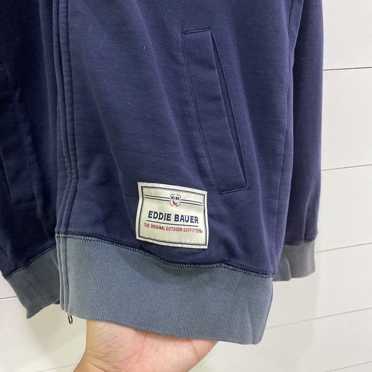 Eddie Bauer × Vintage Eddie Bauer Zipper Hoodie Size US S / EU 44-46 / 1 - 5 Thumbnail