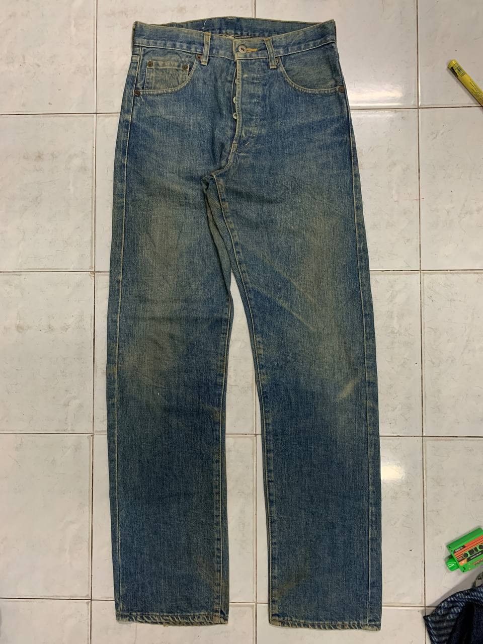 パンツ 90s LEVI'S VINTAGE CLOTHING 701XX BIGE Size 30x25 Vintage Levi's 701XX LVC Big E Japan Selvedge