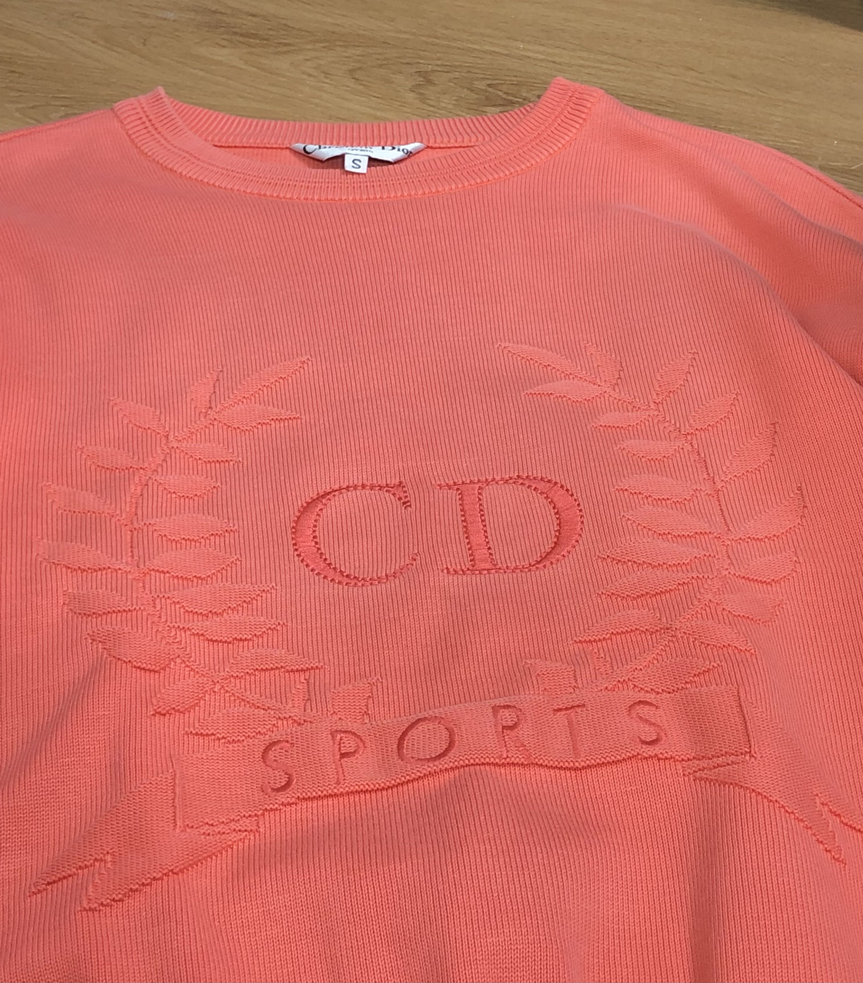Dior RARE🔥VINTAGE 80’S CD SPORTS BIG EMBROIDERY LOGO SWEATSHIRT Size US S / EU 44-46 / 1 - 7 Thumbnail