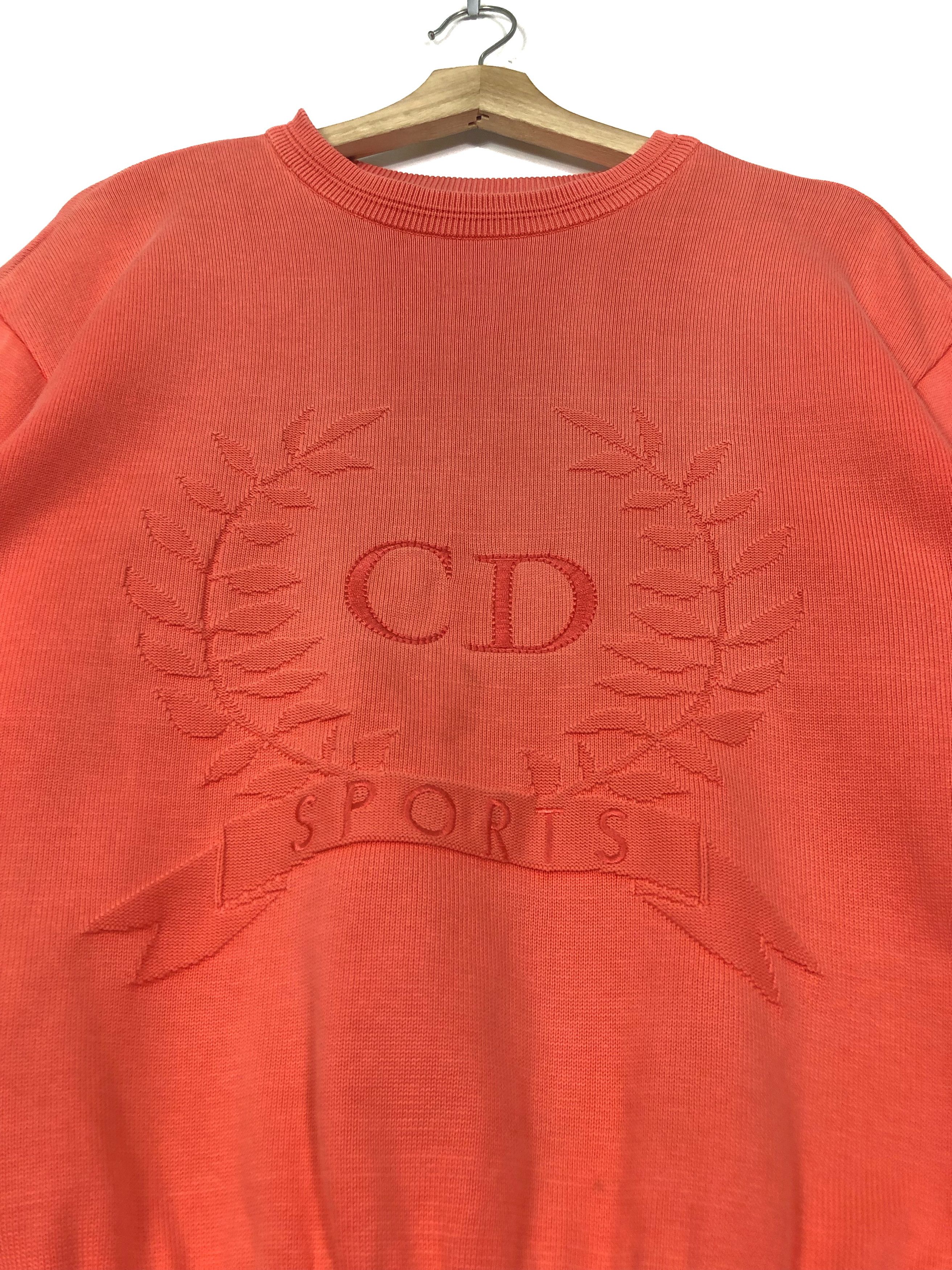 Dior RARE🔥VINTAGE 80’S CD SPORTS BIG EMBROIDERY LOGO SWEATSHIRT Size US S / EU 44-46 / 1 - 1 Thumbnail