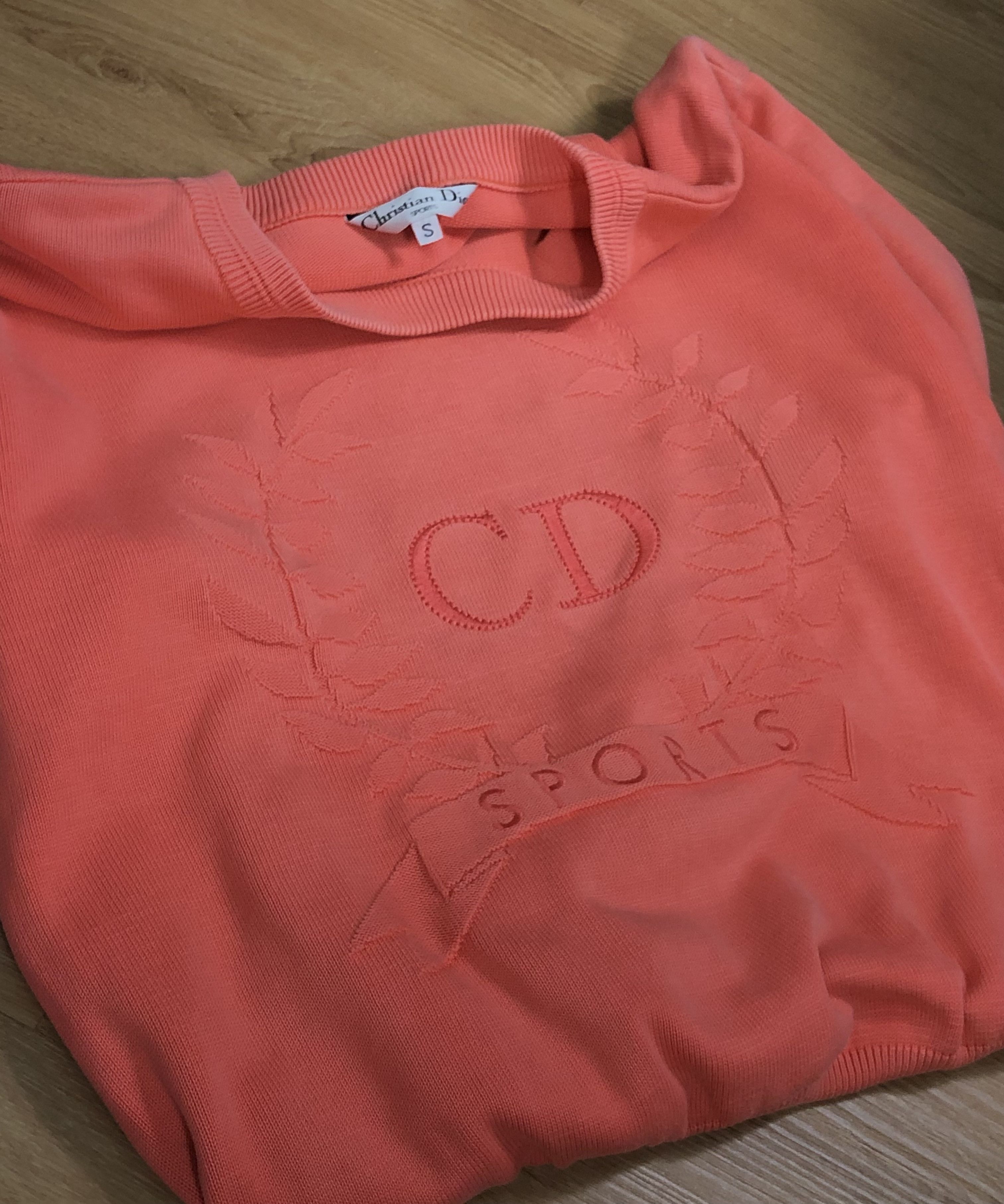 Dior RARE🔥VINTAGE 80’S CD SPORTS BIG EMBROIDERY LOGO SWEATSHIRT Size US S / EU 44-46 / 1 - 14 Thumbnail