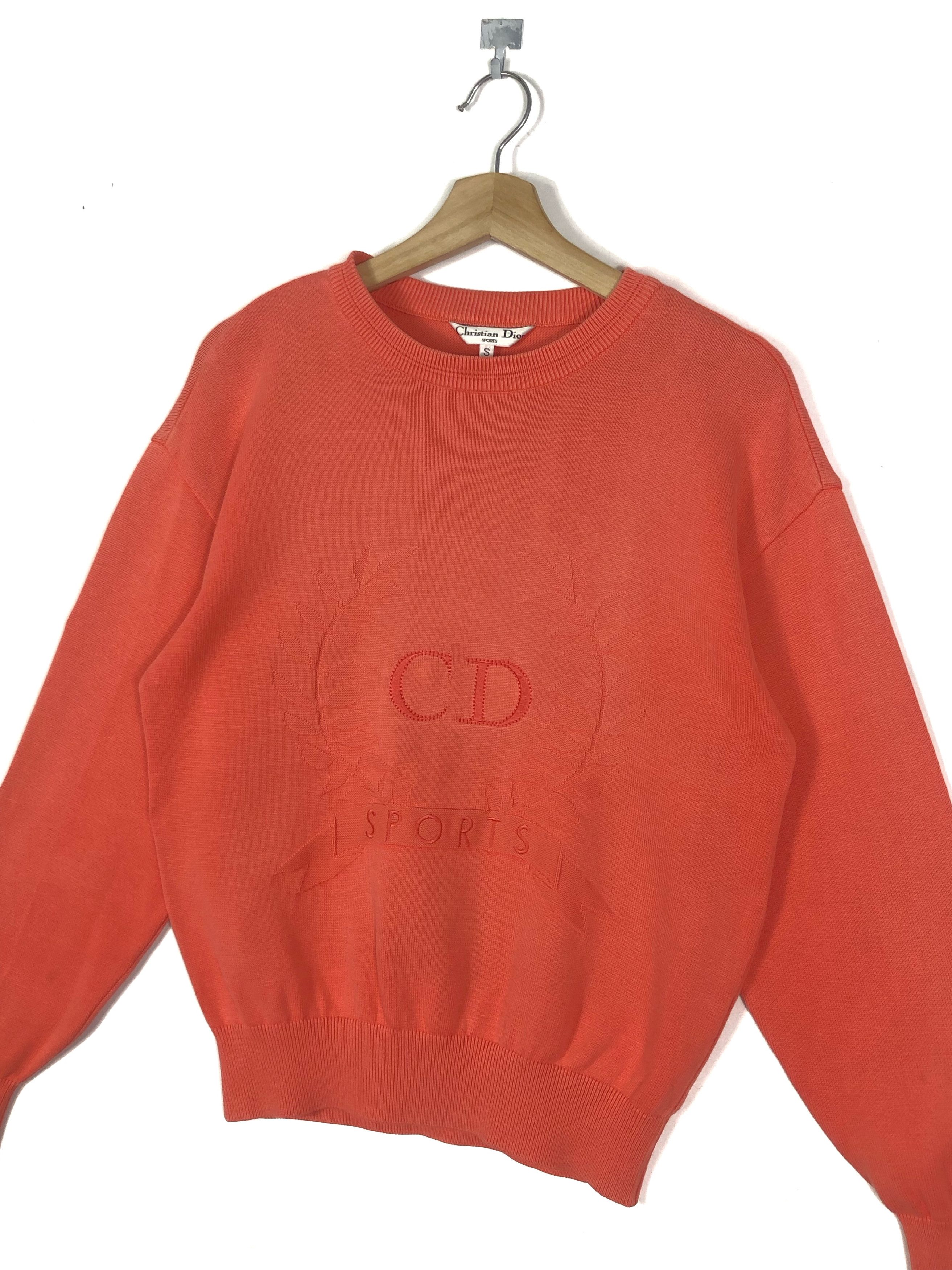 Dior RARE🔥VINTAGE 80’S CD SPORTS BIG EMBROIDERY LOGO SWEATSHIRT Size US S / EU 44-46 / 1 - 4 Thumbnail