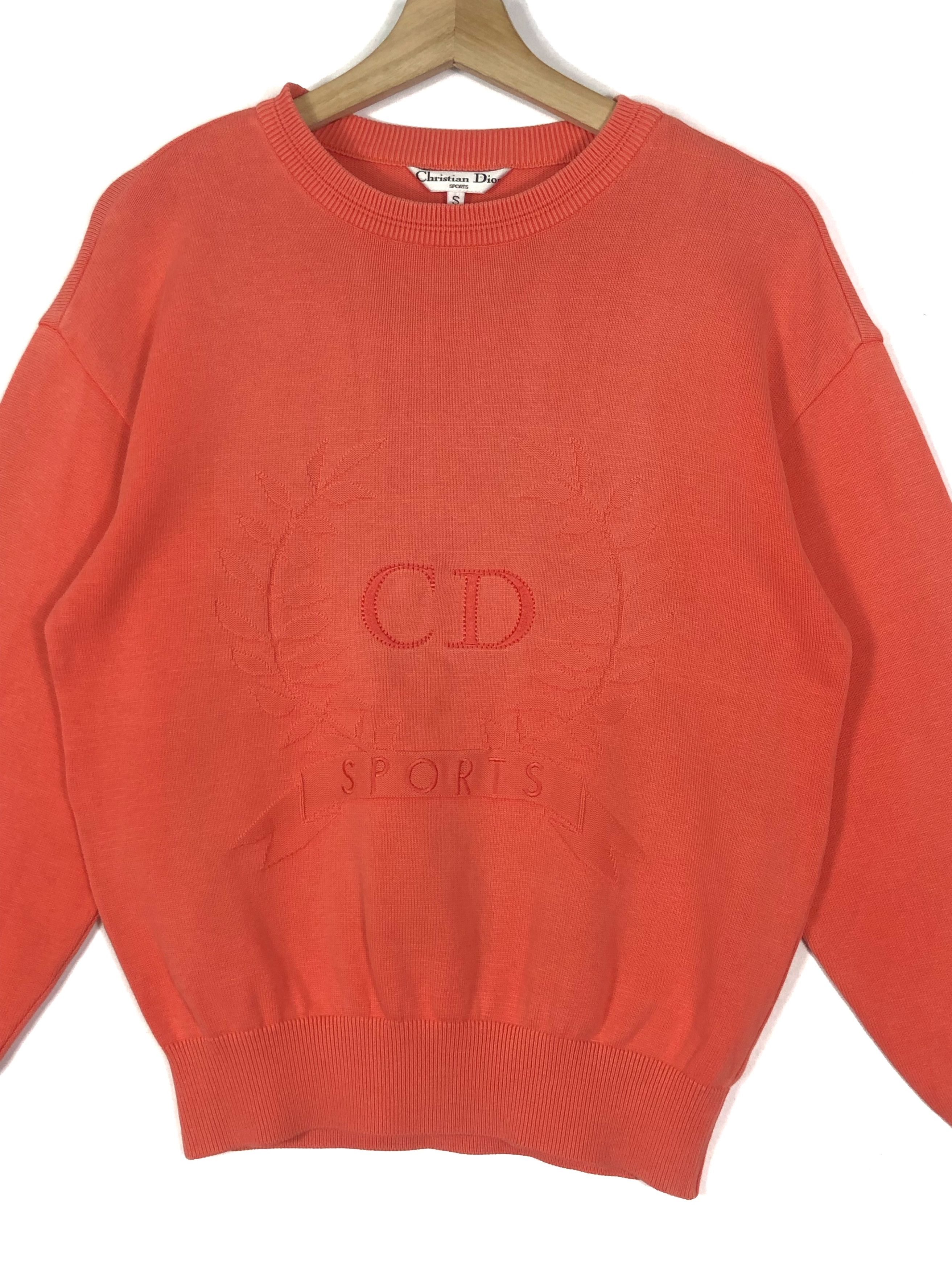 Dior RARE🔥VINTAGE 80’S CD SPORTS BIG EMBROIDERY LOGO SWEATSHIRT Size US S / EU 44-46 / 1 - 5 Thumbnail