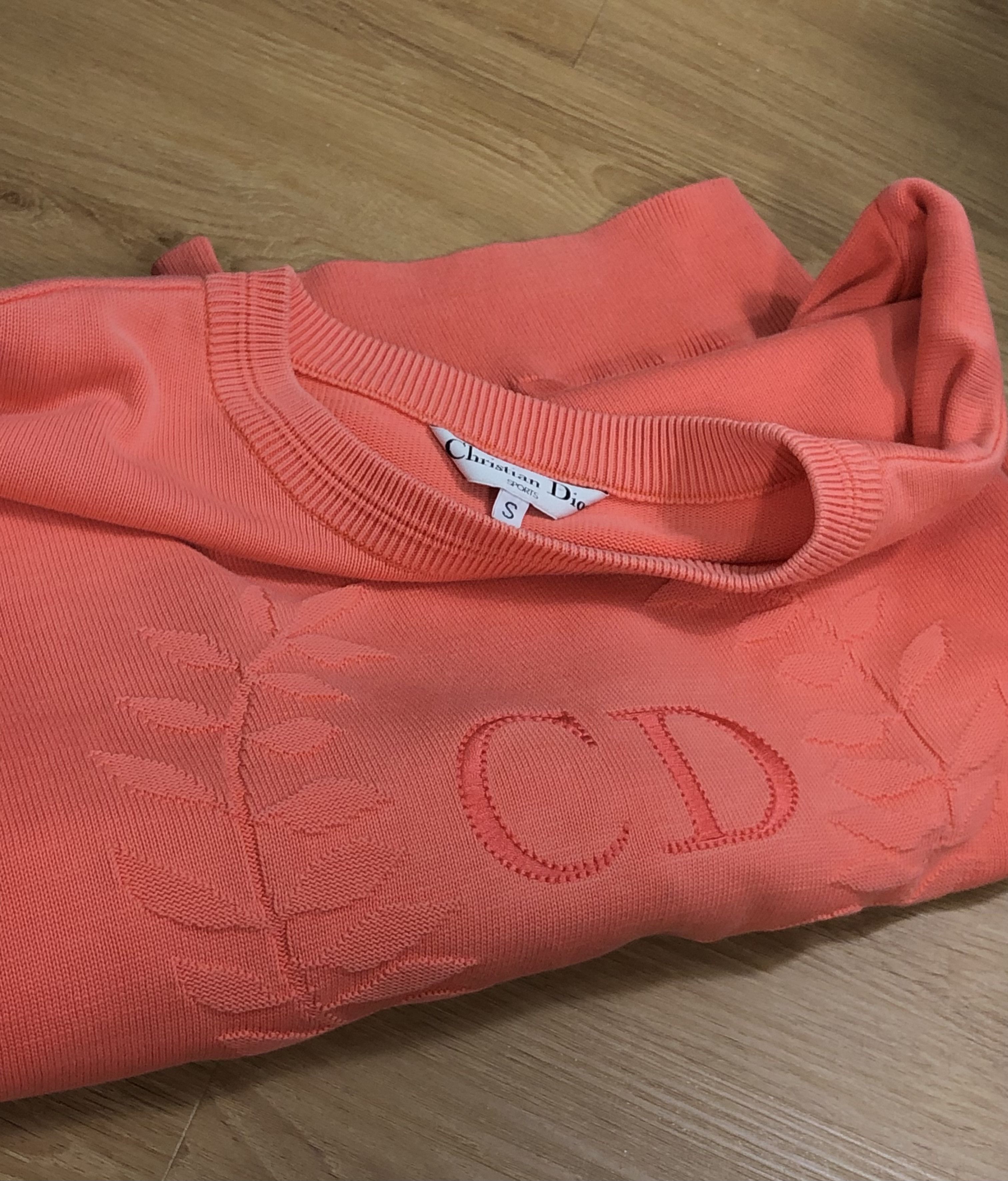Dior RARE🔥VINTAGE 80’S CD SPORTS BIG EMBROIDERY LOGO SWEATSHIRT Size US S / EU 44-46 / 1 - 13 Thumbnail
