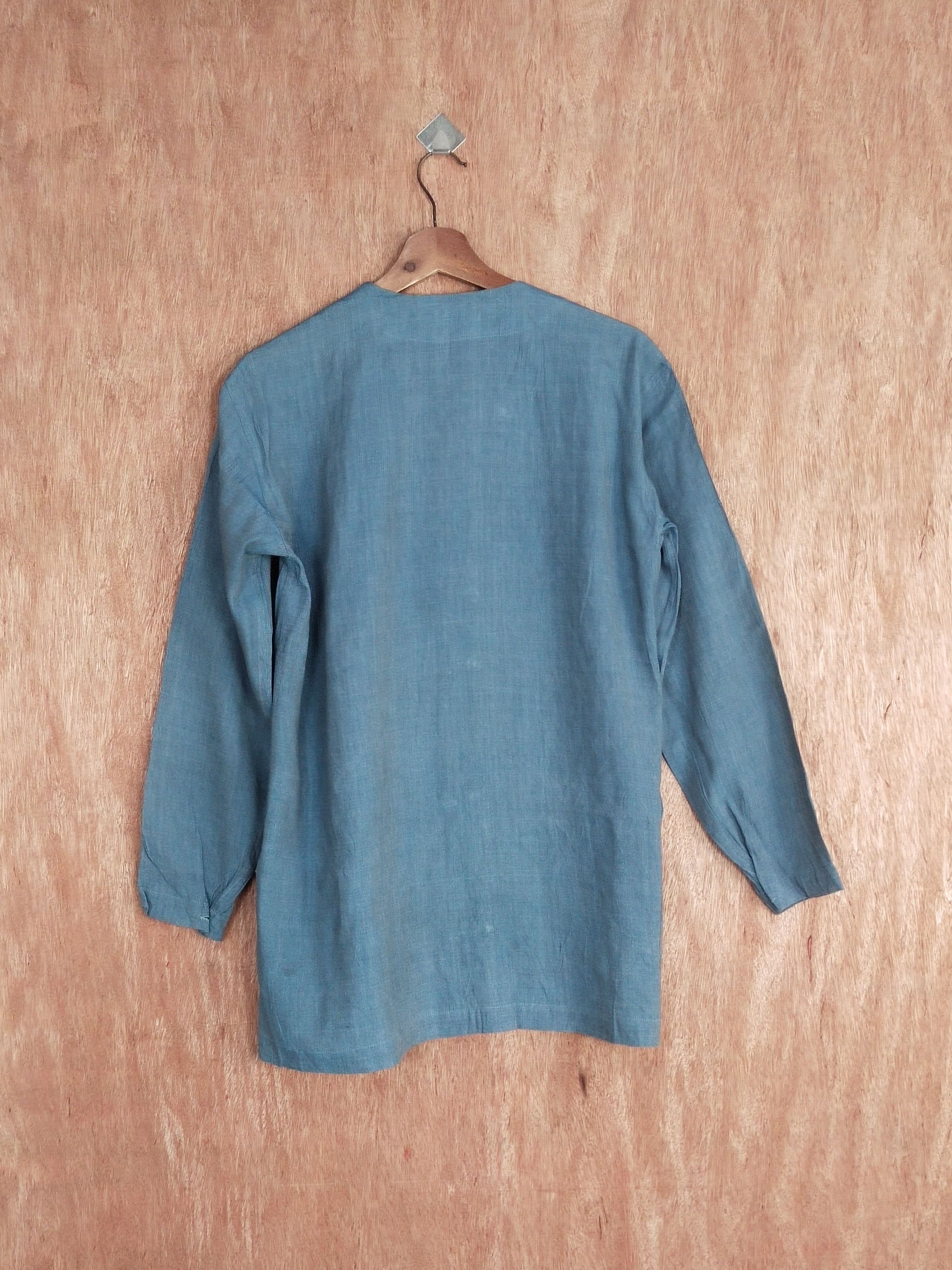 Issey Miyake DL Plantation issey miyake Blue Cardigan #S234 Size US M / EU 48-50 / 2 - 9 Thumbnail