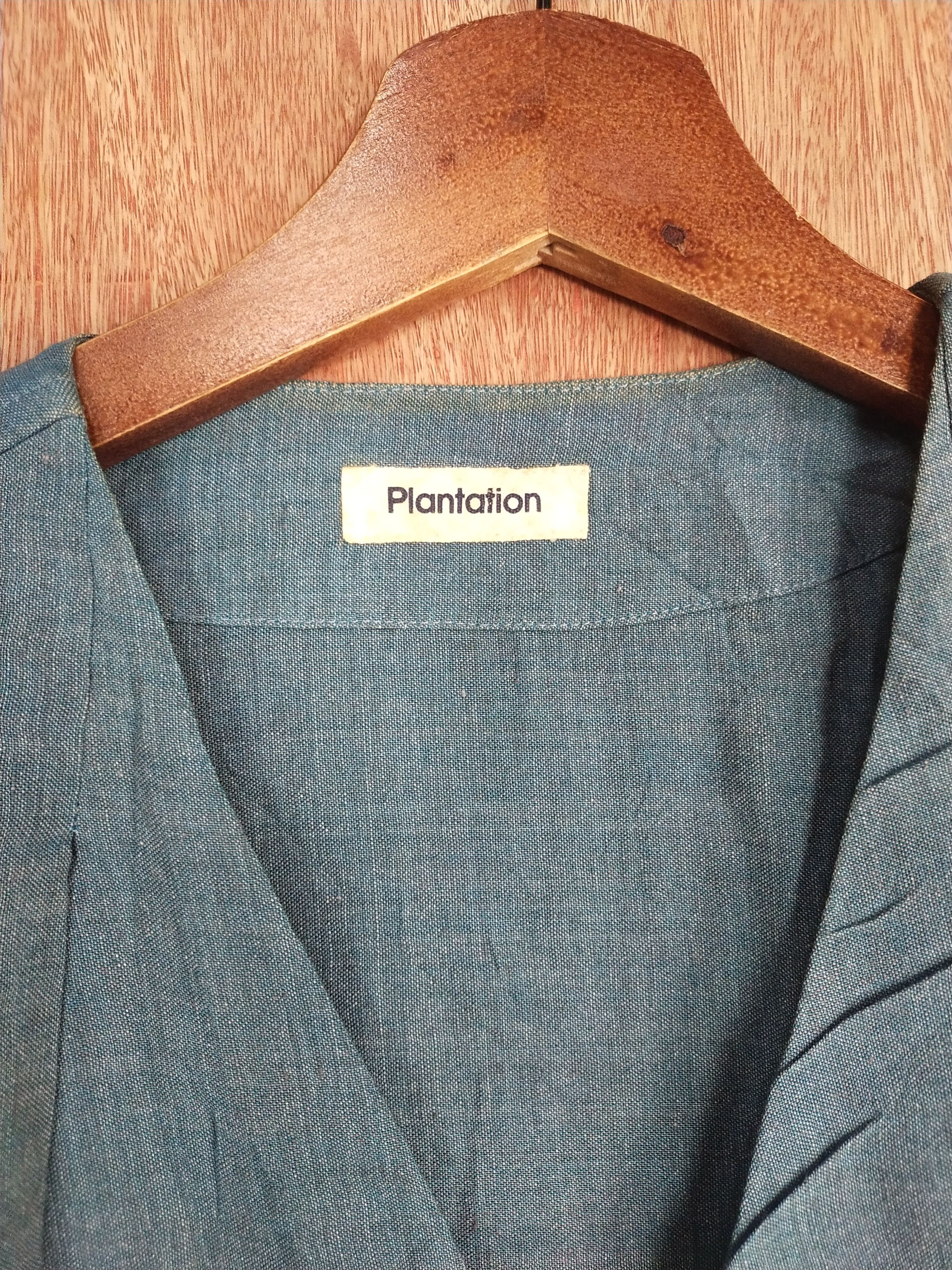 Issey Miyake DL Plantation issey miyake Blue Cardigan #S234 Size US M / EU 48-50 / 2 - 6 Thumbnail
