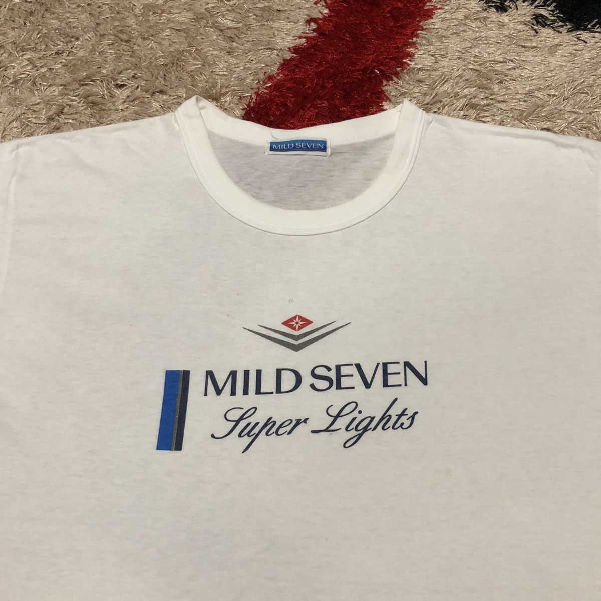 Vintage Rare‼️🔥Vintage Promo Mild Seven Super Light T-Shirt Size US S / EU 44-46 / 1 - 5 Thumbnail