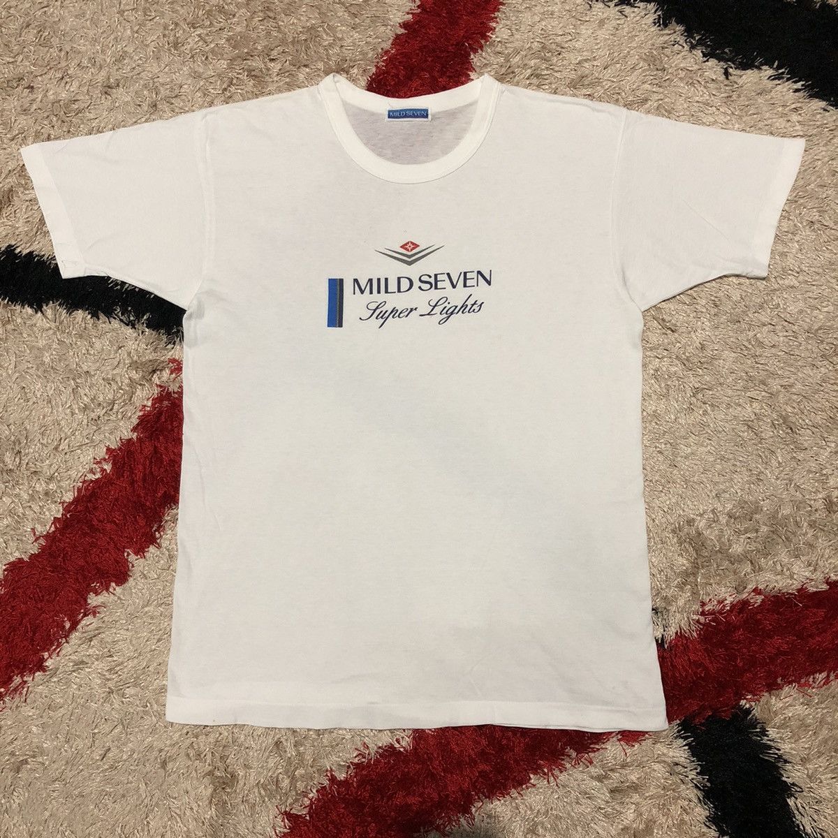 Vintage Rare‼️🔥Vintage Promo Mild Seven Super Light T-Shirt Size US S / EU 44-46 / 1 - 3 Thumbnail