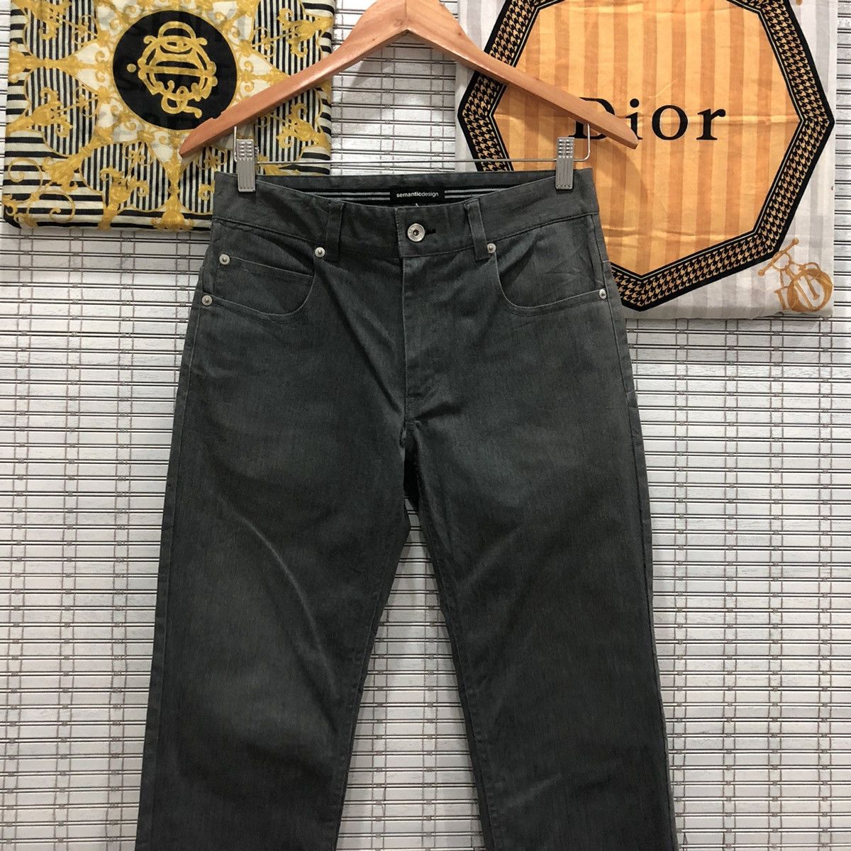 Japanese Brand × Seditionaries × semanticdesign Semantic Design Japanese Brand Buckle Back Pants Size US 29 - 7 Thumbnail