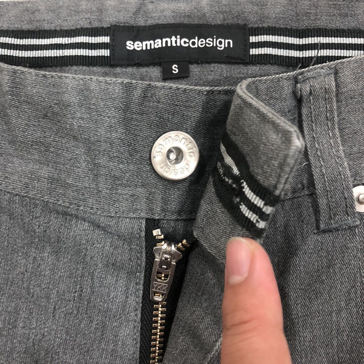 Japanese Brand × Seditionaries × semanticdesign Semantic Design Japanese Brand Buckle Back Pants Size US 29 - 10 Thumbnail