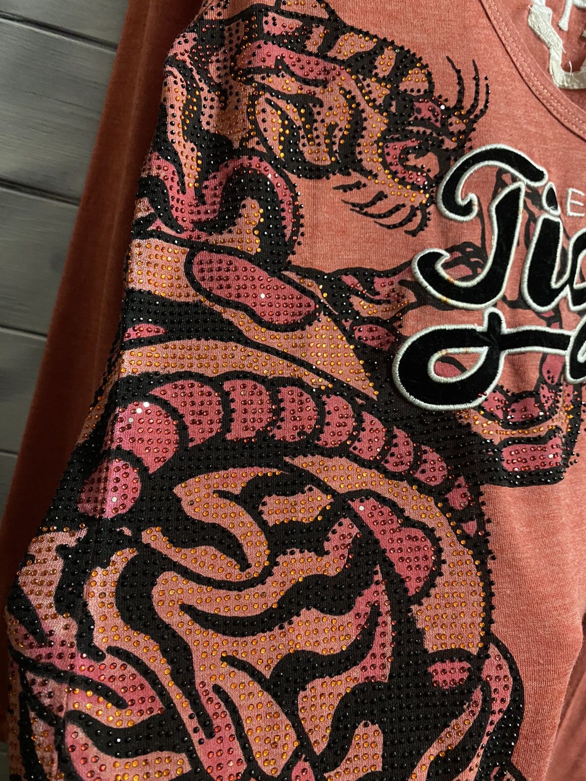 Ed Hardy Rare Long Sleeve Ed Hardy Tigers Y2K Japan style. Size M / US 6-8 / IT 42-44 - 9 Thumbnail