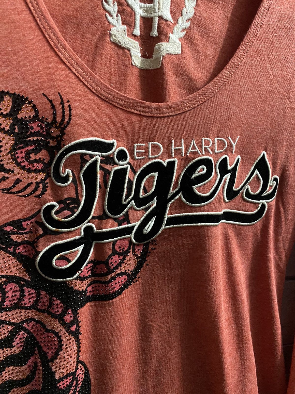 Ed Hardy Rare Long Sleeve Ed Hardy Tigers Y2K Japan style. Size M / US 6-8 / IT 42-44 - 2 Thumbnail