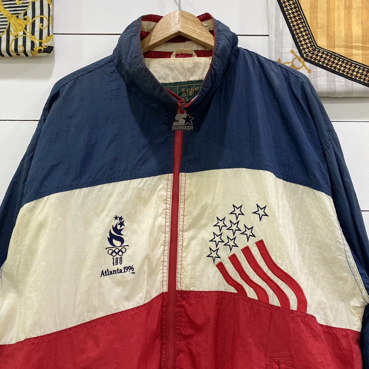 Starter × Vintage Vintage 90s 1996 Atlanta Starter Windbreaker Size US XXL / EU 58 / 5 - 3 Thumbnail
