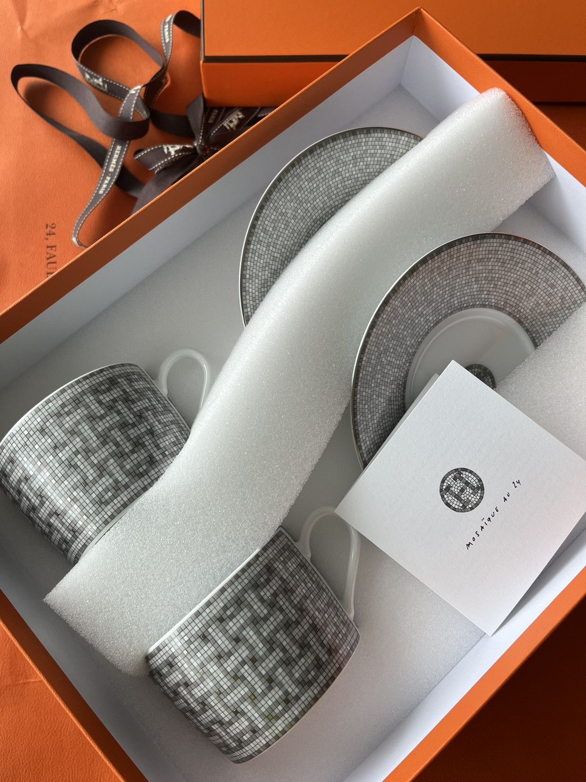 Hermes Super Rare Hermes H Logo Mosaique Sets Giftable Size ONE SIZE - 2 Thumbnail