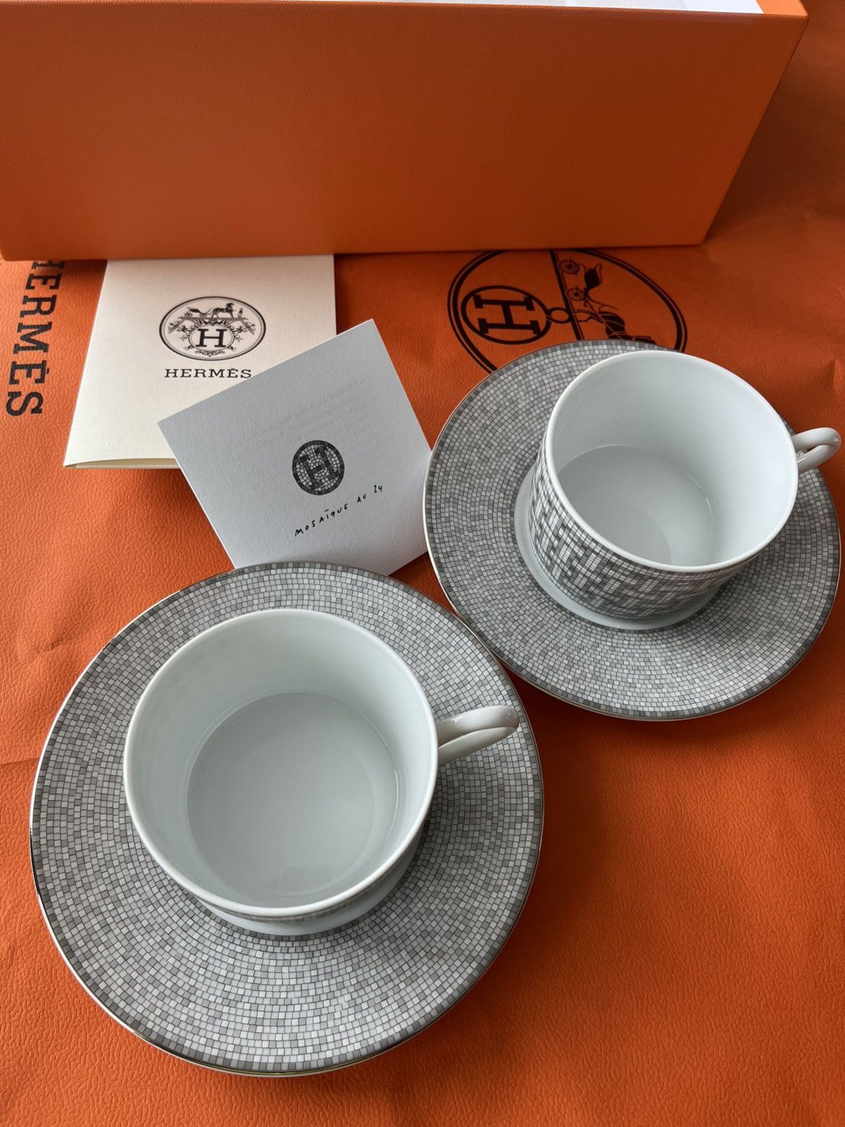 Hermes Super Rare Hermes H Logo Mosaique Sets Giftable Size ONE SIZE - 4 Thumbnail