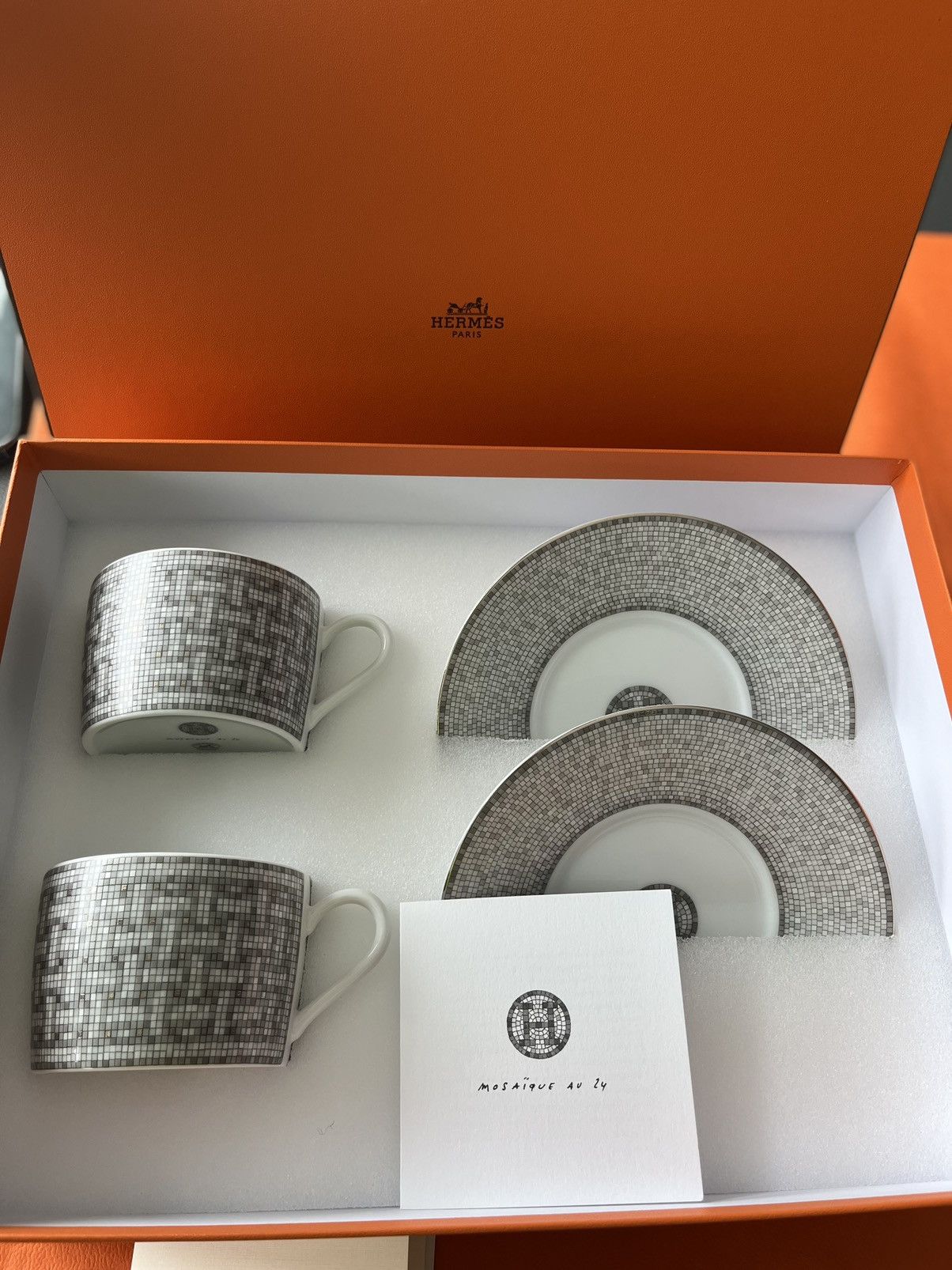 Hermes Super Rare Hermes H Logo Mosaique Sets Giftable Size ONE SIZE - 1 Thumbnail