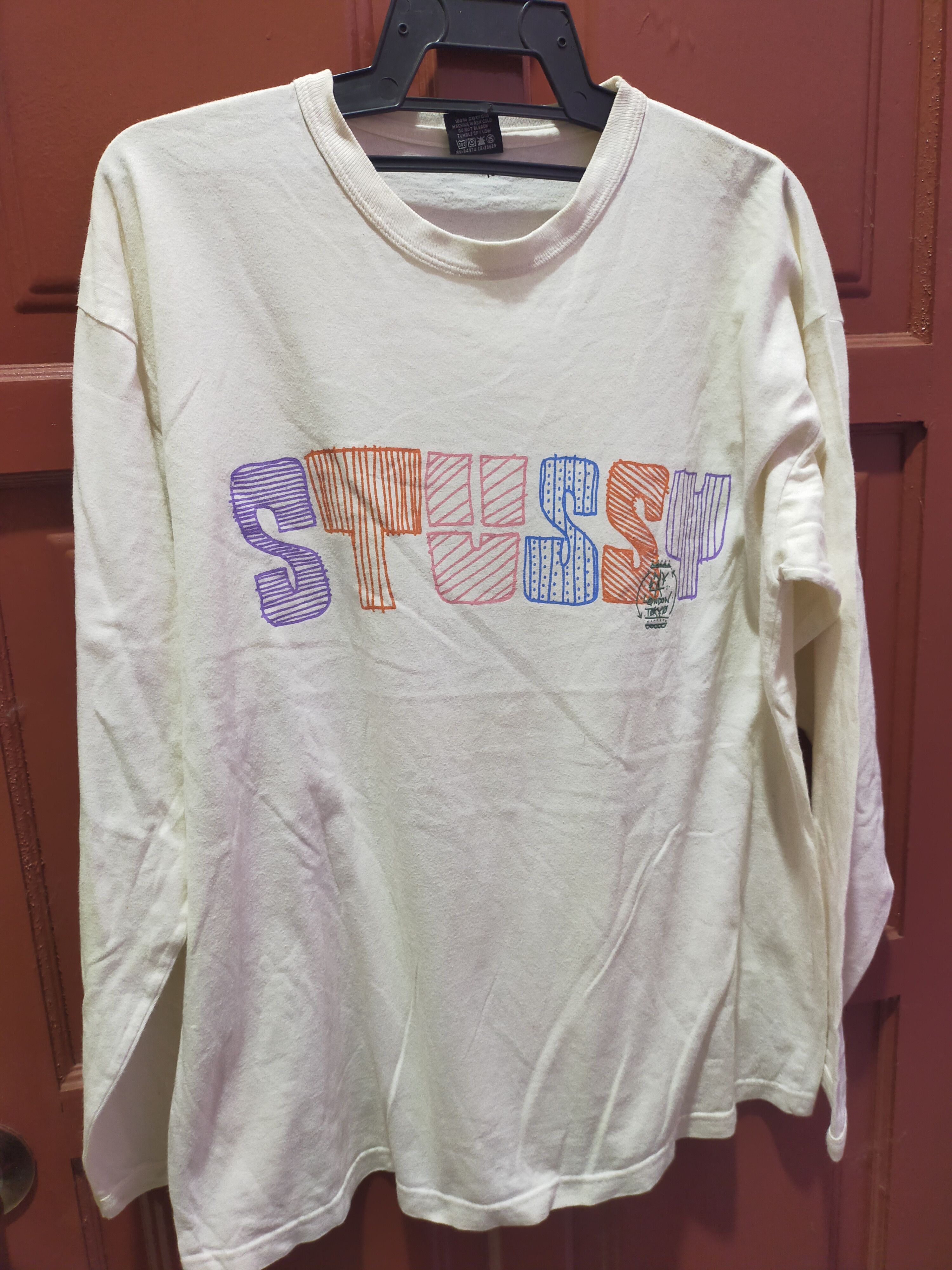 Stussy Vintage Stussy long sleeve Thrashed tee Size US L / EU 52-54 / 3 - 1 Thumbnail