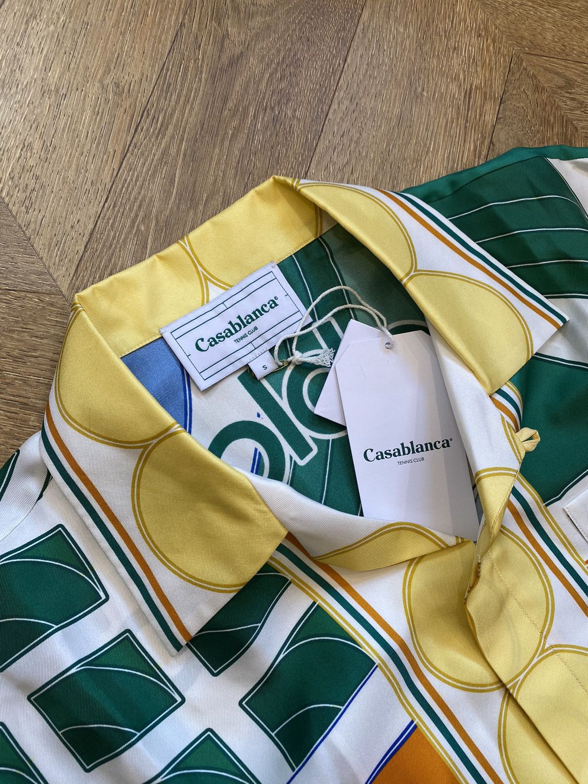 Casablanca Casablanca Reve De Tennis Silk Shirt Size US S / EU 44-46 / 1 - 3 Thumbnail
