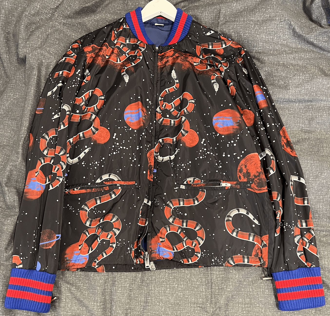 Gucci Space Snake Bomber Jacket