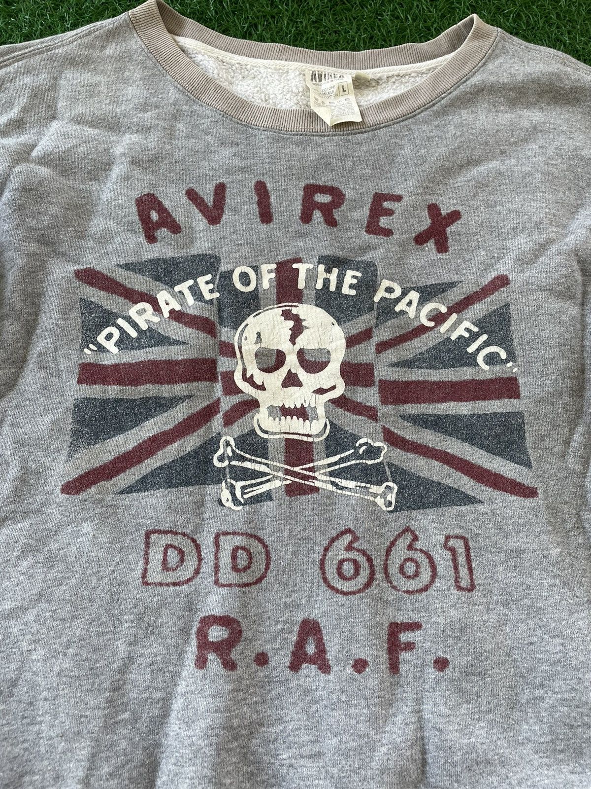 Avirex 💥Avirex Pirate Of The Pacific Skull Head Sweetshirts Size US L / EU 52-54 / 3 - 2 Thumbnail