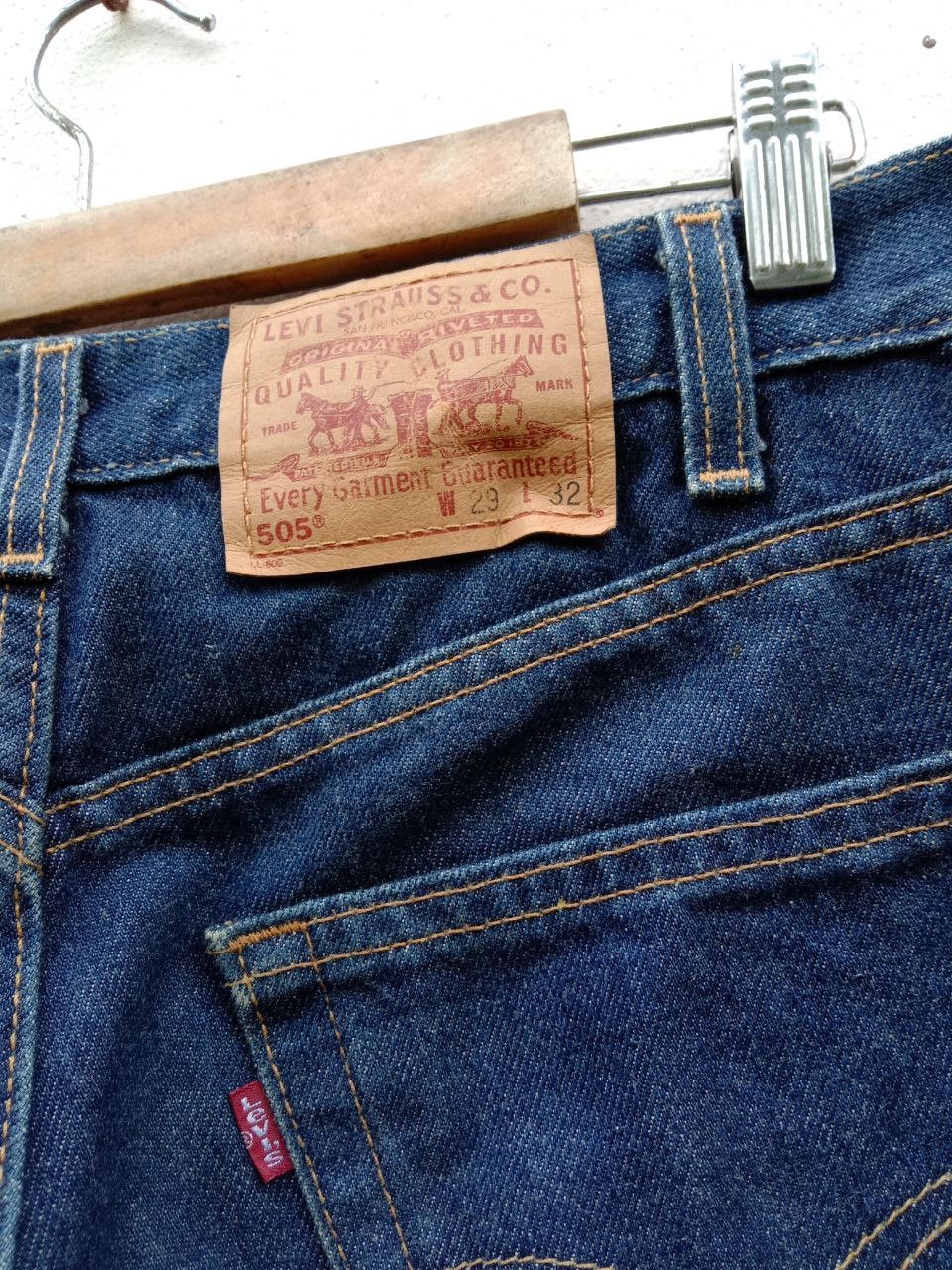 Levi's Vintage 80s Levi’s 505 Denim Flare Jeans Size US 30 / EU 46 - 21 Thumbnail
