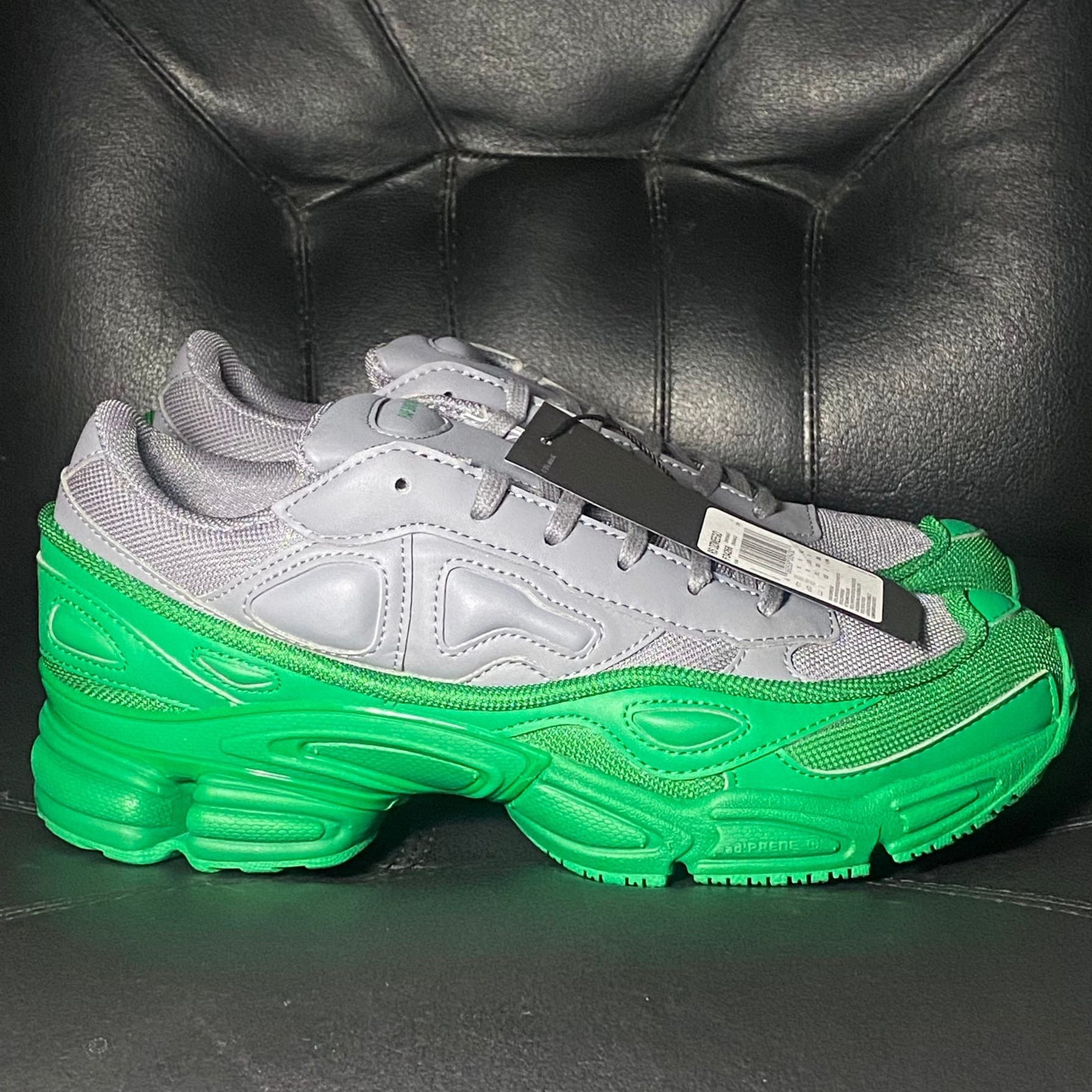 raf simons ozweego green grey