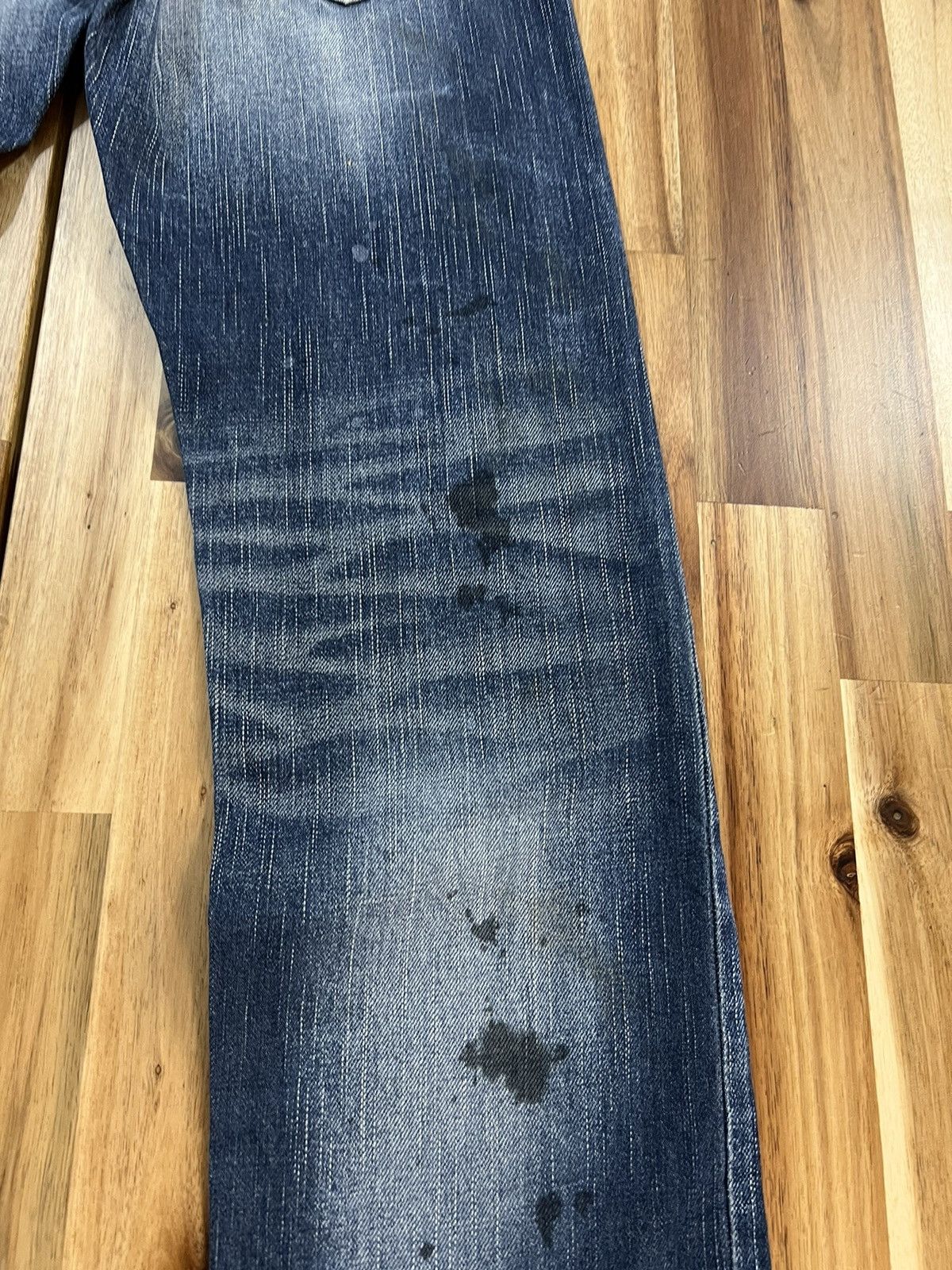 Issey Miyake Tete Homme Plag Plag Patchwork Selvedge Jeans Denim Size US 30 / EU 46 - 5 Thumbnail
