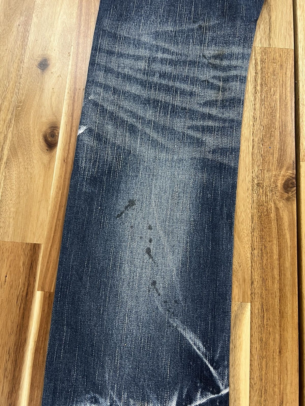 Issey Miyake Tete Homme Plag Plag Patchwork Selvedge Jeans Denim Size US 30 / EU 46 - 6 Thumbnail
