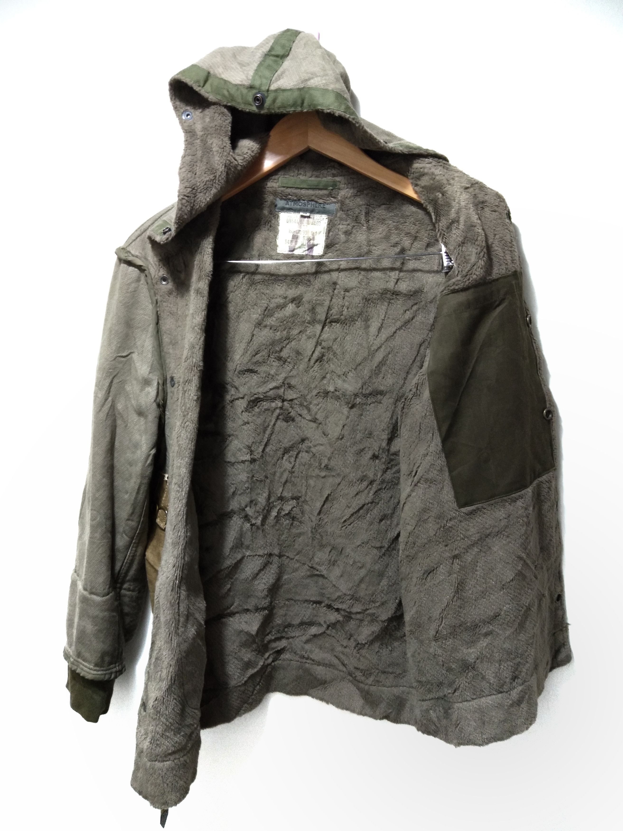 Japanese Brand Vintage atmosphere hooded army green Size US M / EU 48-50 / 2 - 3 Thumbnail