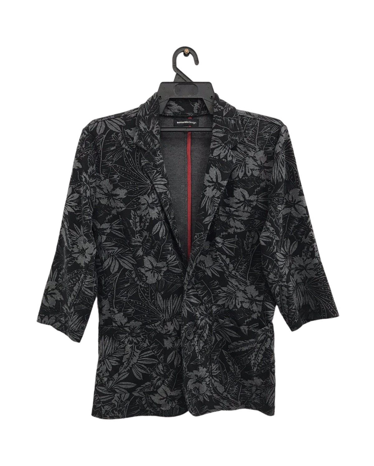 Japanese Brand SEMANTIC DESIGN BLAZER Size L / US 10 / IT 46 - 1 Thumbnail