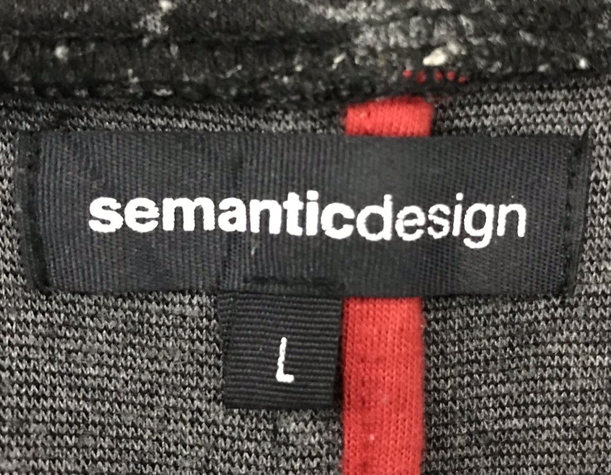 Japanese Brand SEMANTIC DESIGN BLAZER Size L / US 10 / IT 46 - 10 Thumbnail