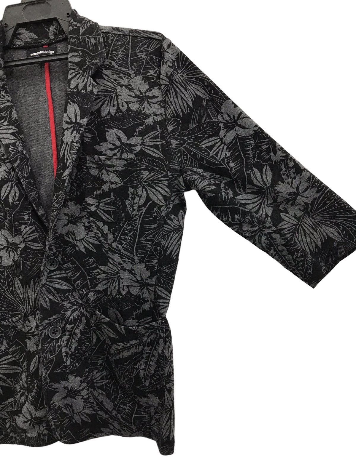 Japanese Brand SEMANTIC DESIGN BLAZER Size L / US 10 / IT 46 - 3 Thumbnail
