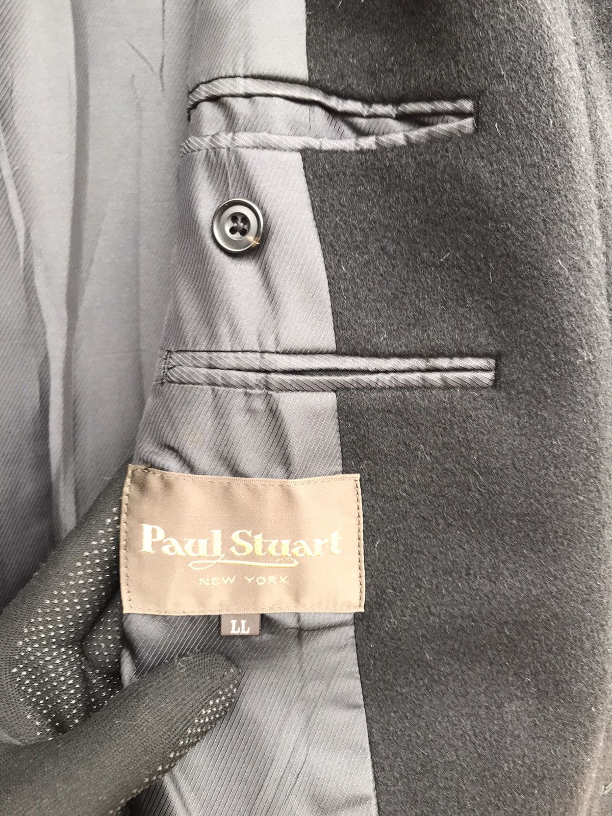 Designer × Paul Stuart Paul Stuart New York Wool Long Coat Size US L / EU 52-54 / 3 - 4 Thumbnail
