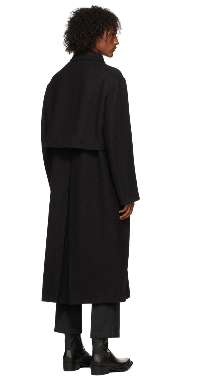 Lemaire LEMAIRE Single-breasted wool-twill overcoat Size US S / EU 44-46 / 1 - 3 Thumbnail