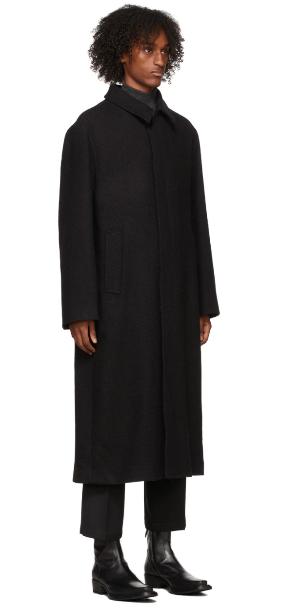 Lemaire LEMAIRE Single-breasted wool-twill overcoat Size US S / EU 44-46 / 1 - 2 Thumbnail