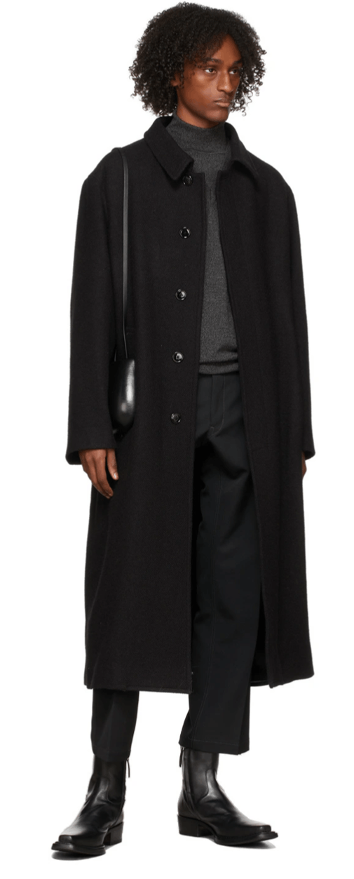Lemaire LEMAIRE Single-breasted wool-twill overcoat Size US S / EU 44-46 / 1 - 4 Thumbnail