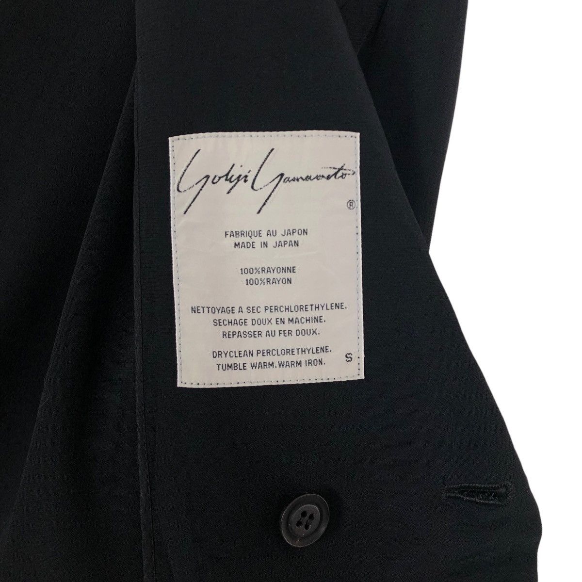 Yohji Yamamoto Yohji Yamamoto Femme Rayon Single Breasted Light jacket Size S / US 4 / IT 40 - 10 Thumbnail