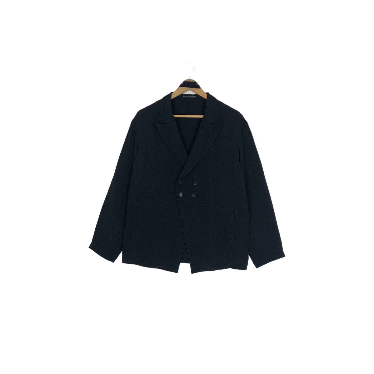 Yohji Yamamoto Yohji Yamamoto Femme Rayon Single Breasted Light jacket Size S / US 4 / IT 40 - 3 Thumbnail