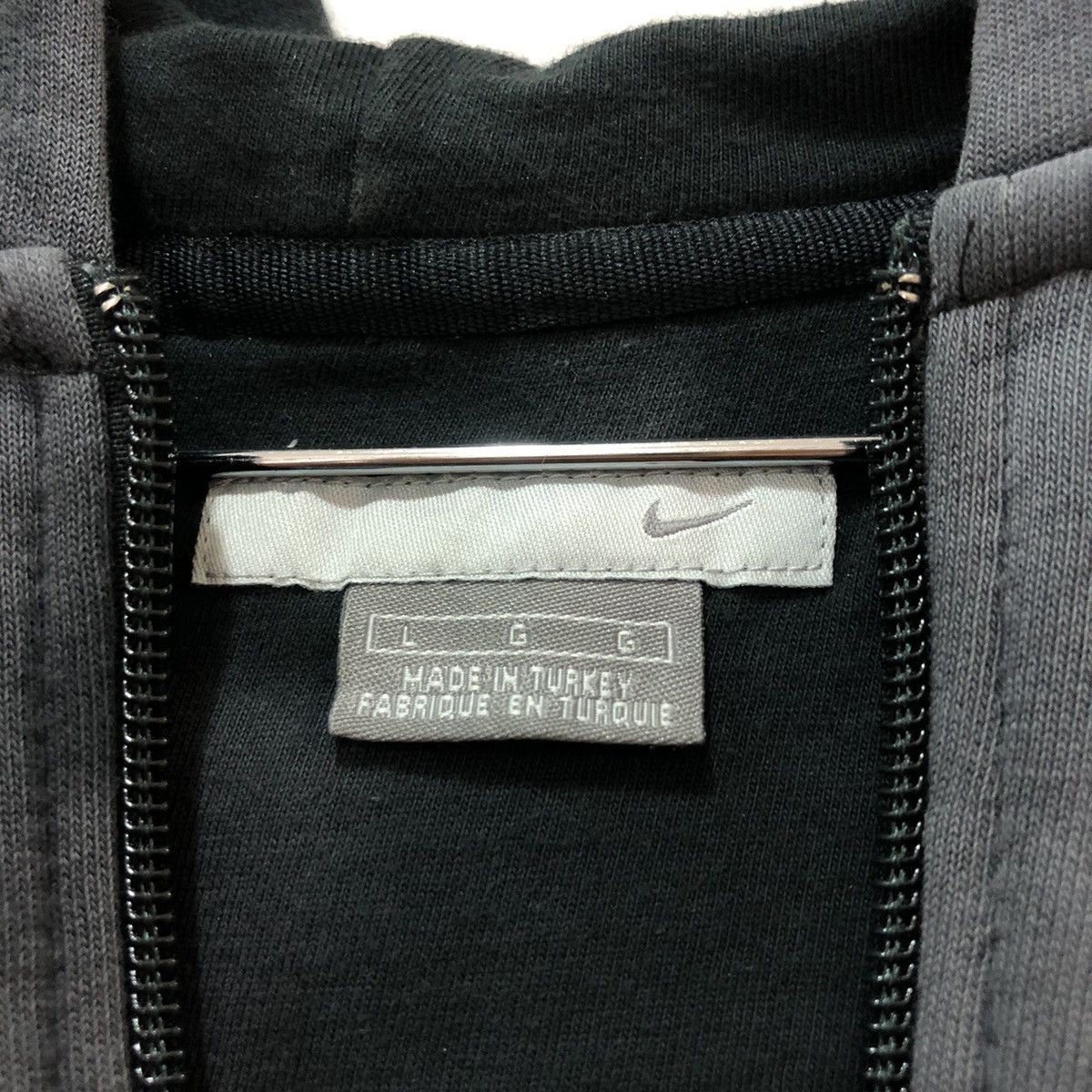 Japanese Brand × Nike Nike Swoosh Faded Half Zipper Hoodie Size US L / EU 52-54 / 3 - 7 Thumbnail