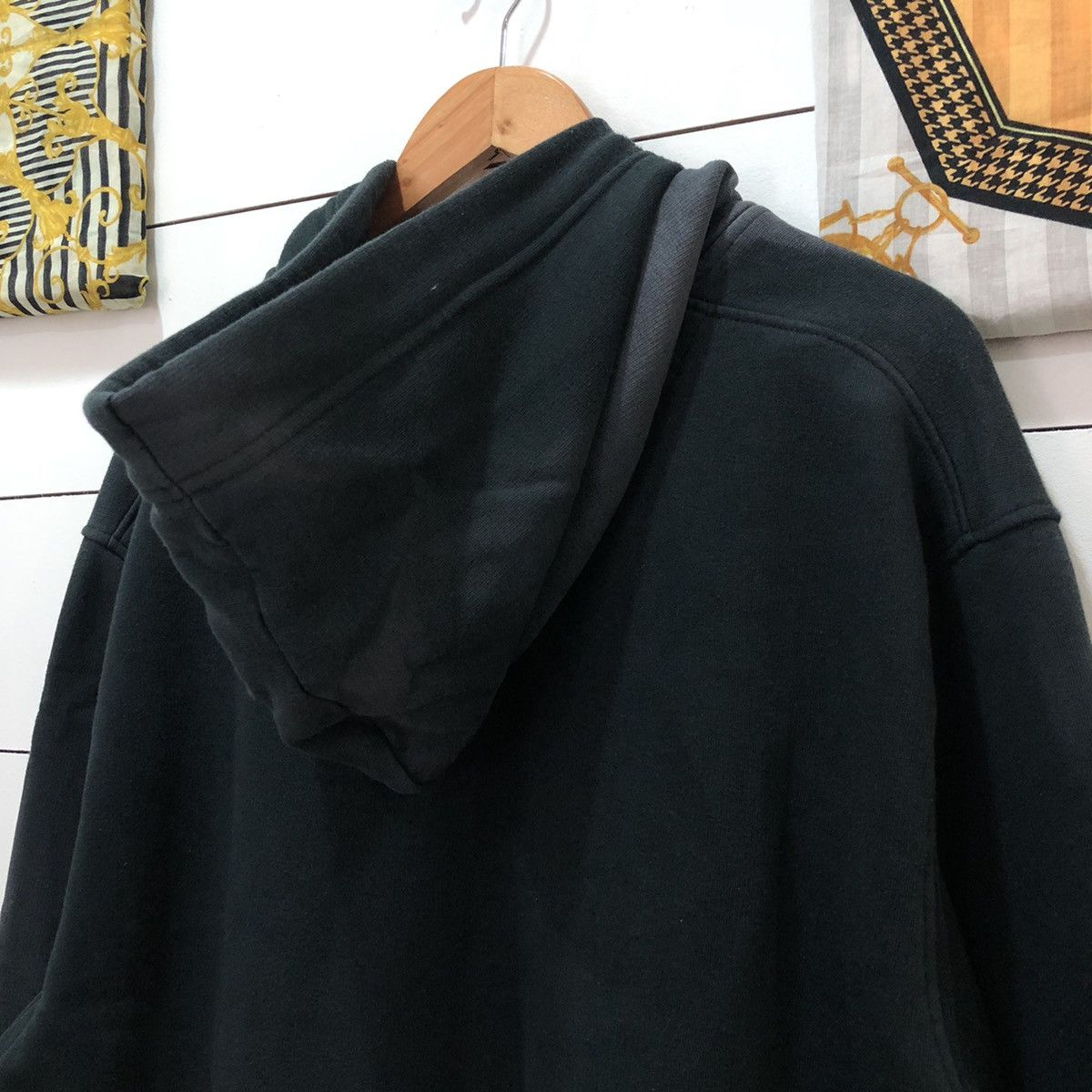Japanese Brand × Nike Nike Swoosh Faded Half Zipper Hoodie Size US L / EU 52-54 / 3 - 11 Thumbnail