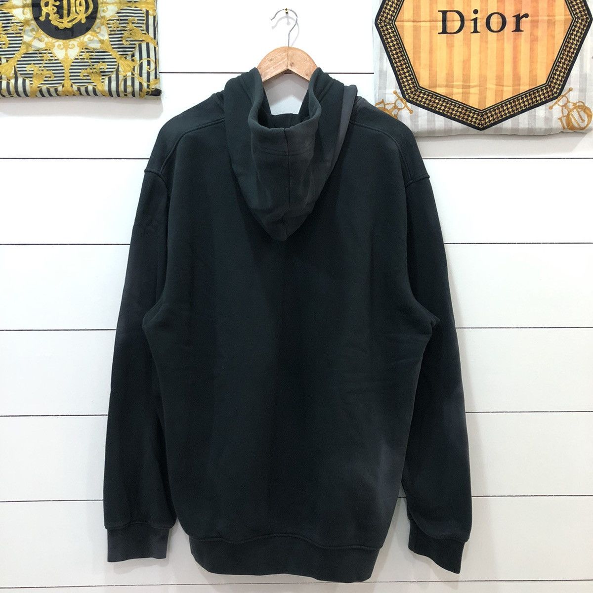 Japanese Brand × Nike Nike Swoosh Faded Half Zipper Hoodie Size US L / EU 52-54 / 3 - 8 Thumbnail