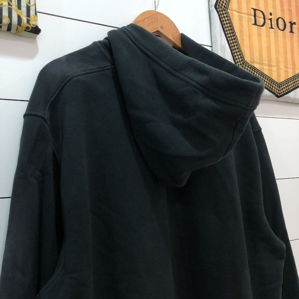 Japanese Brand × Nike Nike Swoosh Faded Half Zipper Hoodie Size US L / EU 52-54 / 3 - 12 Thumbnail