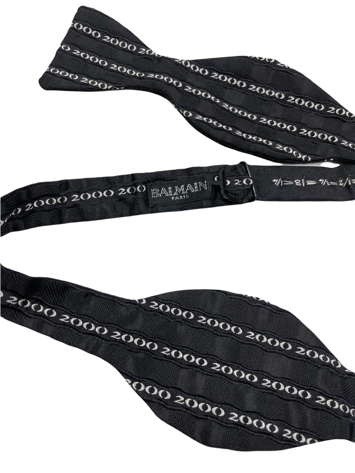 Balmain Balmain Bow Tie Silk Printed 2000 Size ONE SIZE - 2 Thumbnail