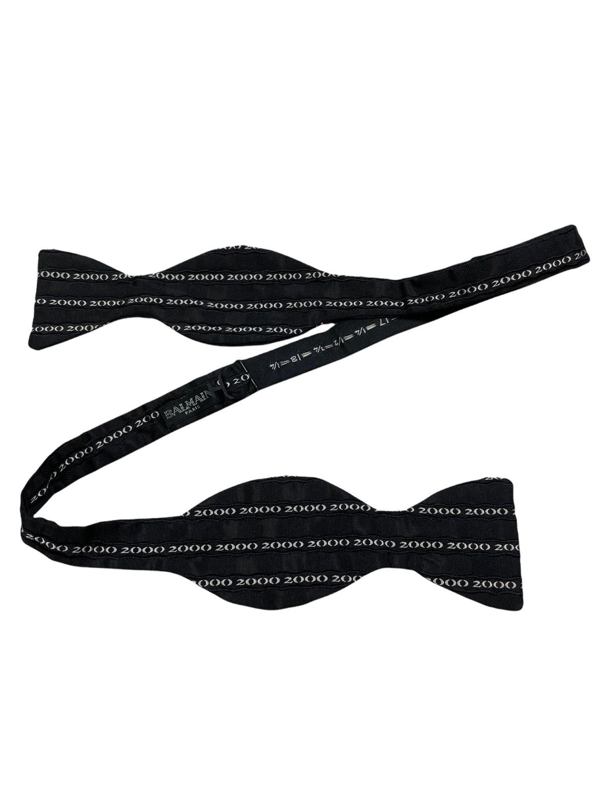 Balmain Balmain Bow Tie Silk Printed 2000 Size ONE SIZE - 1 Thumbnail