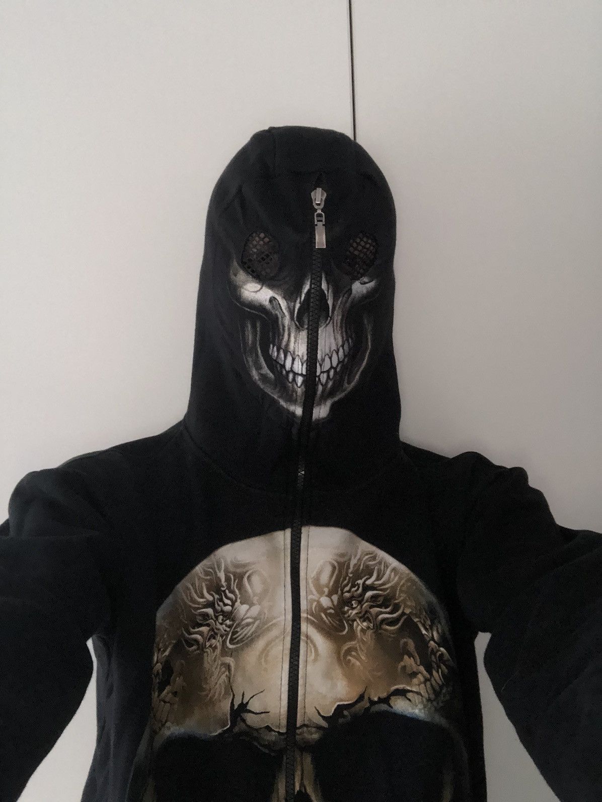 Vintage Vintage Skull Hoodie Alternative Skeleton M Size US M / EU 48-50 / 2 - 5 Thumbnail