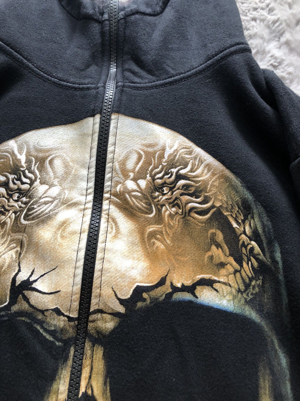 Vintage Vintage Skull Hoodie Alternative Skeleton M Size US M / EU 48-50 / 2 - 7 Thumbnail