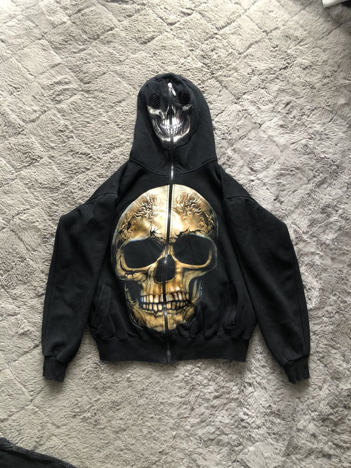 STUSSY ステューシー Vintage Skull Bones HOODIE Stüssy Skull & Bones Pigment Dyed Hoodie Size XL | eBay