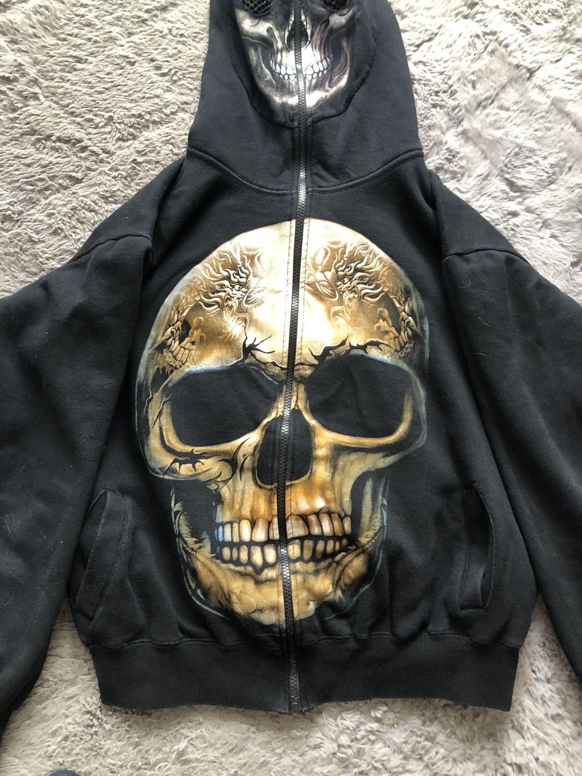 Vintage Vintage Skull Hoodie Alternative Skeleton M Size US M / EU 48-50 / 2 - 6 Thumbnail
