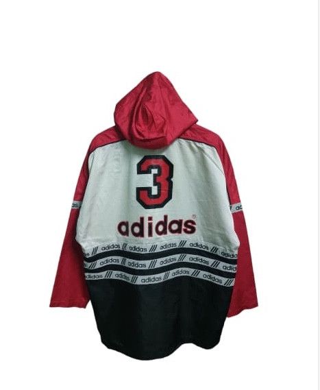 Adidas Vintage 90’s Adidas Trofail Hoodie Hip-Hop Style Size US L / EU 52-54 / 3 - 2 Thumbnail